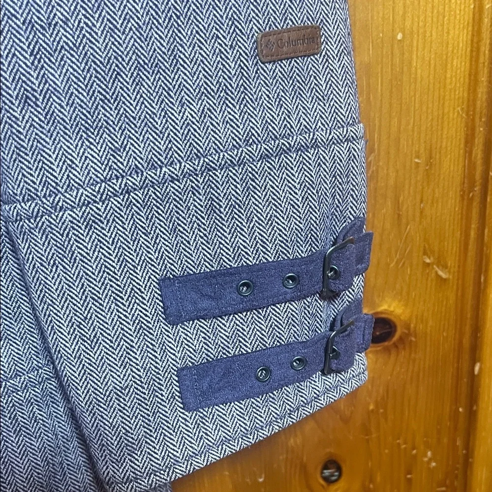 Columbia Purple Gray Chevron Double-Breasted Utility Jacket - Picture 4 of 7